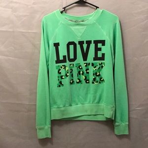 Green soft sweatshirt